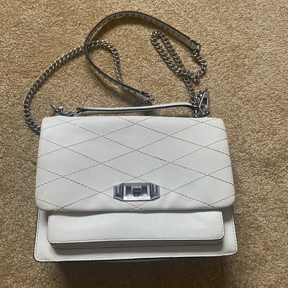 Rebecca Minkoff Je t’aime Medium White Crossbody - Picture 2 of 8
